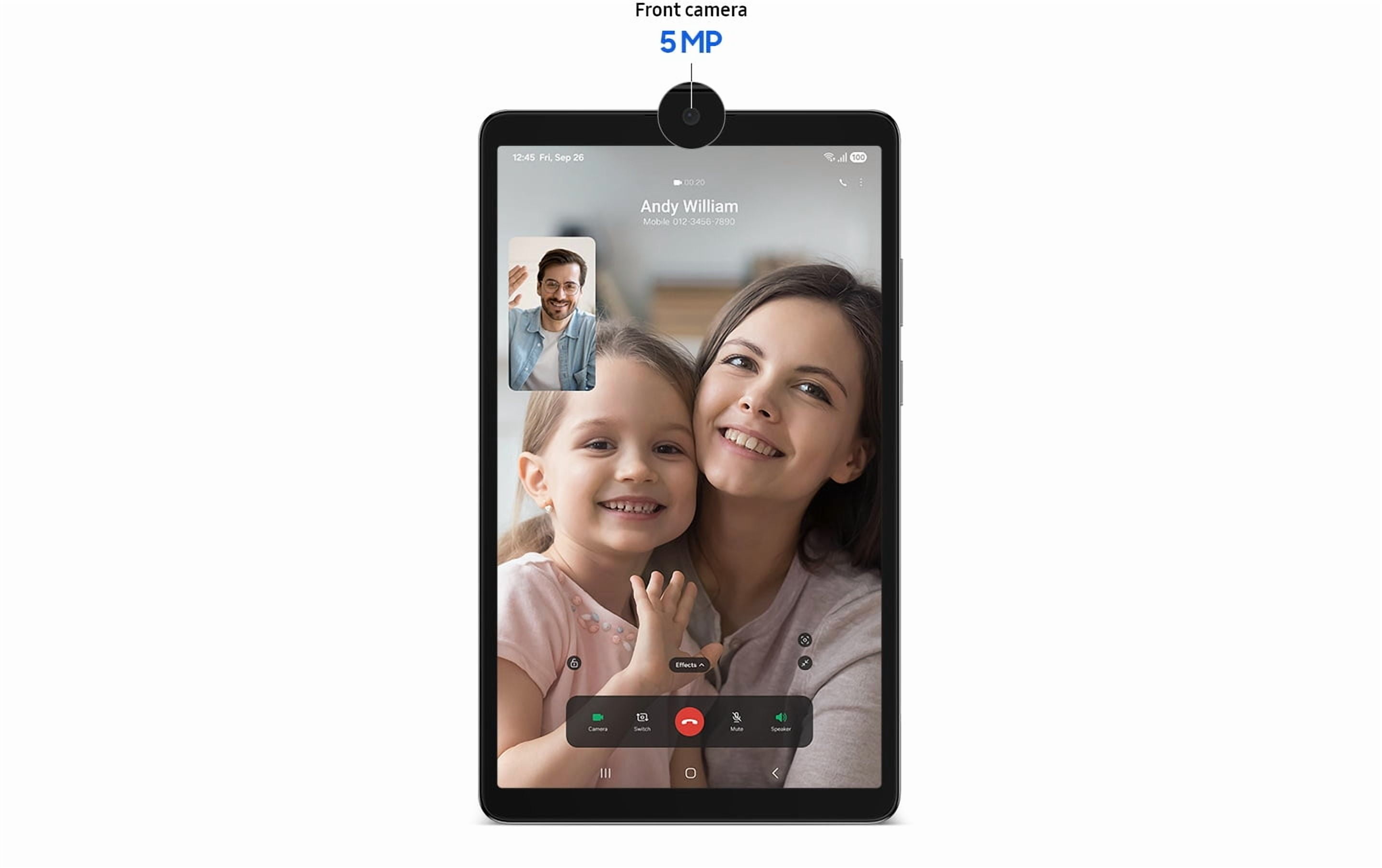 Samsung Galaxy Tab A11 (Wi-Fi + Cellular – Makes Call) 128GB + 4GB RAM - Brand New | 8.7” inch TFT LCD Display| GSM Unlocked Android Tablet | International Version | SM-X135