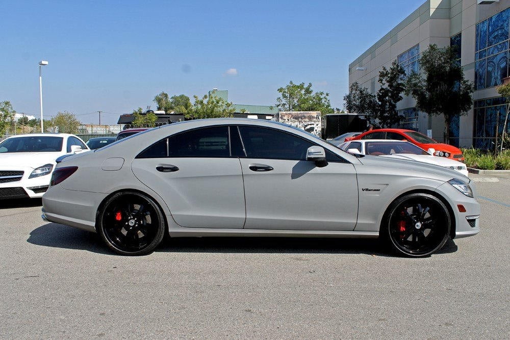Nardo Grey 1ft x 5ft VViViD+ Matte Attack Grey Vinyl Wrap Adhesive Film