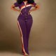 thumbnail image 2 of Gibobby Blusa Mujer Ropa de mujer Moda deportiva Pantalones de dos piezas Conjunto de bolsillo Chándales Conjuntos de ropa de mujer（Morado， XL), 2 of 5
