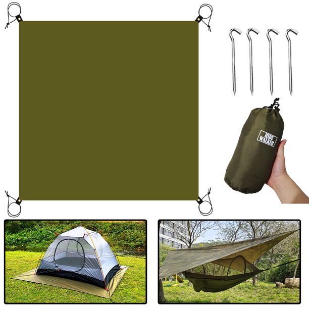 7x7ft Ultralight Tent Footprint Waterproof Camping Tarp Mat Picnic
