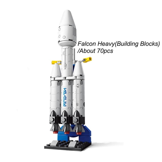 SALYWEE Space Shuttle Building Blocks, Space Ship Model Toy, Rocket and Space Station Building Bricks, Collectibles Gifts for Space Fans