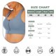 thumbnail image 2 of Ropa interior deportiva con cremallera frontal para mujer: sujetador deportivo de malla ahuecado con hermosa cremallera frontal en la parte posterior, gasa de malla transpirable, 2 of 5