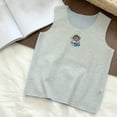 thumbnail image 2 of ShomPort Kid Warm Tank Tops Crew Neck Base Layer Vest Sleeveless Thermal Underwear Winter Soft Undershirt 1Y-9Y, 2 of 3