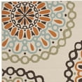 thumbnail image 2 of SAFAVIEH Veranda Axum Geometric Indoor/Outdoor Area Rug, 8' x 10', Cream/Terracotta, 2 of 4
