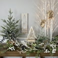 thumbnail image 2 of Northlight Lighted Wooden Christmas Tree with Stars Decoration - 11", 2 of 5