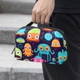 thumbnail image 2 of Alien Waterproof Oxford Fabric USB Pouch Hard Drive Case Charger Case Organizer USB Cord Organizer 5.9x9.44x3.14 in, 2 of 6
