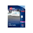 thumbnail image 1 of Avery Printable Index Cards with Sure Feed ,CARD,INX,3X5,LSR,3/SH,WHT, 1 of 3
