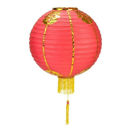 Quasimoon BULK CASE 24" Traditional Chinese New Year Paper Lanterns w/Tassel (10 PACK) by PaperLanternStore