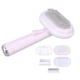 thumbnail image 1 of Ensemble de Brosse de Toilettage pour Animaux de Compagnie, Poignée Confortable une Épilation Bouton Brosse Auto Slicker Réutilisable pour Chien et Chat pour Chaise pour Voiture Rose 5 en 1, 1 of 8
