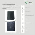 thumbnail image 6 of Dulepax Second Generation RV Awning Side Shade 9'X7'Improves Shadew and Privacy Universal Awning Shade Screen with Complete Kits Black, 6 of 7