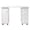 White_47.2", variant on Hassch Rolling Computer Desk with 4 Drawers & 1 Storage Cabinet, Professional Nail Tech Table with Wrist Cushion, for Beauty Salon, Spa and Home Use, 47.2"W x 21.2"D x 31.9"H, White
