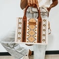 thumbnail image 5 of Bolso de mano occidental Montana West para mujer bohemio azteca Angel White Strap M, 5 of 5