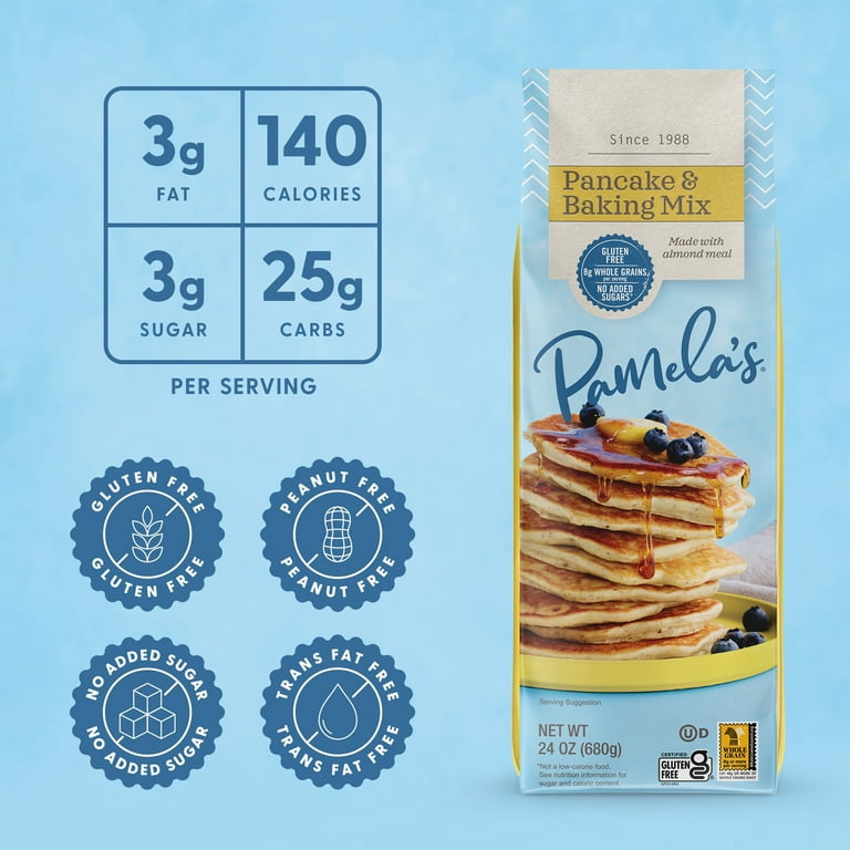 Pamela's Products 24 Oz Quick Easy Baking and Pancake Mix - Main Image
