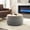 Dakr Grey, variant on MOONMISS Round Storage Ottoman,25.5'' Foot Rest with Storage,Work as Side Table & Ottoman & Seat,Dark Grey