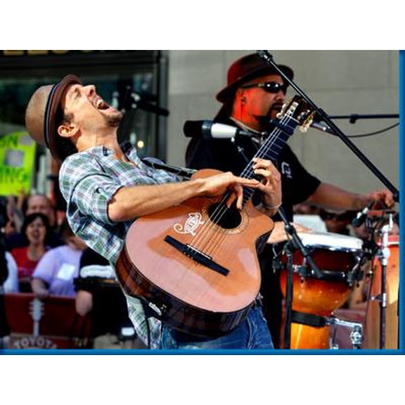 Jason Mraz Singing Poster Art Poster 24x36 Unframed, Age: Adults, Rectangle Poster Time