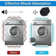 thumbnail image 5 of 4pcs Anti Vibration Mats Washing Machine Pads EVA Anti Vibration Pads for Home Appliance Scratch Protector, 5 of 5