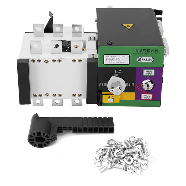 Interrupteur de Transfert Automatique à Double Puissance 160A 400V pour Système d'Automatisation de Transmission de Puissance