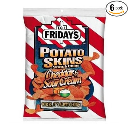 6 Packs Poore Brothers Tgif Potato Skins Sour Cream And Onion Flavor 3 Ounces Walmart Com Walmart Com