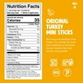 thumbnail image 5 of (5 pack) Chomps Chomplings Antibiotic Free Original Turkey mini Jerky Snack Sticks, 5g Protein, 6 Count, 5 of 9