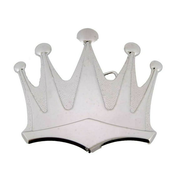 Crown Belt Buckle Western Rodeo Cowboy Silver Metal King Royal Men Women Big
