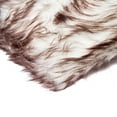 thumbnail image 2 of Luxe Gordon Faux Sheepskin Rug 2x3 Gradient Chocolate 1 Piece, 2 of 3