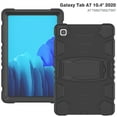 thumbnail image 4 of XYX Case for Samsung Galaxy Tab A7 10.4 inch (SM-T500/SM-T505/SM-T509), Dual Layer Slim Heavy Shockproof Rugged Protective Cover Case with Kickstand (Black), 4 of 7