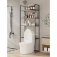 thumbnail image 4 of Single Unit Bathroom Storage Shelf Above Toilet, Multifunctional Bathroom Storage Platform with Shelf Organizer for Bathroom Essentials, 4 of 6