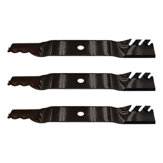 Set Of 3 Mower Blades For John Deere - Fits Models 300, 316, 318, 322, 332, 420, 430 & More