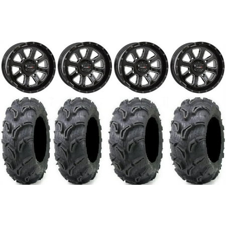 System 3 ST-4 Black 14 Wheels 26 Zilla Tires Polaris RZR XP 1000 / PRO XP / Ranger XP 900/1000