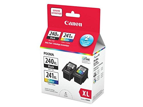 Genuine Canon PG-240XL/CL-241XL HIGH Yield Ink Cartridge Value Pack, Black and Tri-Colour 