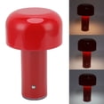 thumbnail image 1 of LED Desk Lamp, Mushroom Design Touch Table Light with 3 Color Temperature, Stepless Dimming,USB Charging for Restaurant Study, Built in Battery, Control: Touch, 1 of 7