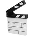 thumbnail image 1 of Tablero De Aplausos, Mini Acrílico Director Escena Claqueta TV Película Tablero De Acción Accesorio De Corte De Película Con Bolígrafo Para Accesorios De Rodaje, 1 of 7