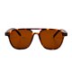 thumbnail image 1 of Baroc Super Star Brown Lentes de Sol Aviador Café Unisex UV400 Acetato Carey, 1 of 5