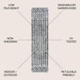 thumbnail image 3 of JONATHAN Y SANTA MONICA 2 x 8 Runner Rug, Tokay Bohemian Geometric - Ivory/Black, SMB132D-28, 3 of 9