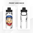 thumbnail image 3 of Lsque Sml Jeffy Pattern Water Bottle,18oz Sports Insulated Kettle for Cycling Gym Basketball Outdoor, Suitable as a Present, 3 of 8
