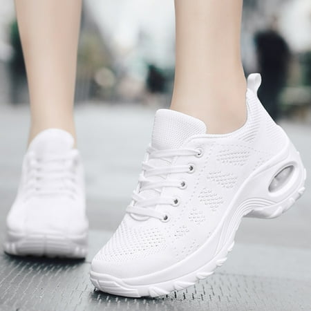Tvtaop Women s Sneakers Casual Walking Shoes Breathable Cushion Sport Gym Workout Work Wedges Shoes