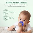 thumbnail image 3 of EeaseMX 1 colgante de silicona para morder para niños, herramienta para masticar dientes de leche, varilla molar para bebés, 3 of 8