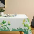 thumbnail image 3 of Spring Tablecloth, Green Leaf Waterproof Tablecloth Washable Rectangle Table Cloth for Dinner Party Decoration, 60 x 84 inch(6-8 Seats), 3 of 6