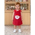 thumbnail image 6 of Miaouyo Girl Christmas Corduroy Dress Santa Embroidery Sleeveless Tank Dress, 6 of 9