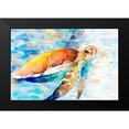 thumbnail image 2 of Loreth, Lanie 18x13 Black Modern Framed Museum Art Print Titled - Turtle Passing Through I, 2 of 5