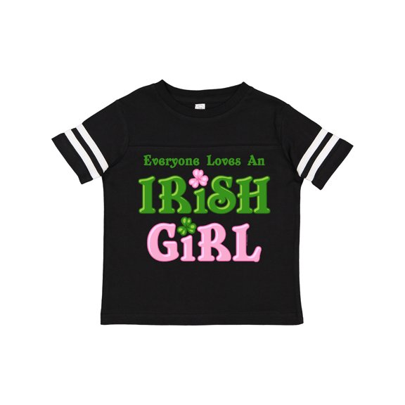 Inktastic Loves an Irish Girl Girls Toddler T-Shirt