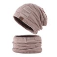thumbnail image 4 of JIKNTTR Womens Winter Beanie Hat Scarf Set Knit Slouchy Beanie Cap Neck Warmer Set For Women Streetwear, 4 of 4