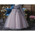 thumbnail image 3 of MesaSe Robe de Princesse pour Filles Bébé Manches Longues Sequins en Maille Robe de Fête d'Anniversaire de Noël Banquet Rouge 11-12 Ans, 3 of 8