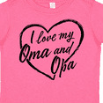 thumbnail image 4 of Inktastic I Love My Oma and Opa in Black Chalk Heart Boys or Girls Toddler T-Shirt, 4 of 5