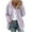 Purple, variant on HAiming Womens Plus Size Fleece Coat Full Zip up Long Sleeve Soft Comfy Jacket Thick Fall Winter Trendy Clothes