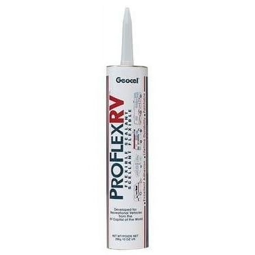 Pro Flex RV 4 Pack Bright  White Flexible Sealant Geocel  Roof Door Window Vent