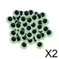 thumbnail image 1 of Ojos móviles,Brillan en la oscuridad Ojos saltones que se mueven Autoadhesivos,Ojos móviles para manualidades juguetes blandos se pegan,pegatina adhesiva despegar y pegar Decoración, 1 of 9