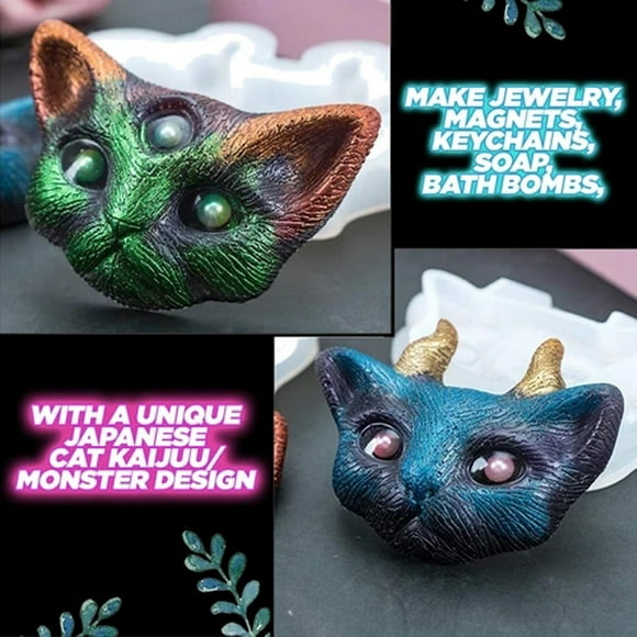 Dvkptbk Golf Moule en Époxy Cristal Visée Bijoux DIY Cadeau à Trois Yeux Artisanat Maison & Jardin