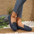 thumbnail image 2 of Xiaoxatg Women's Casual Shoes for Every Occasion -On Design with Tassels for All-Day Comfort Ideal for Spring and Summer Outings 6.5 Navy, 2 of 9