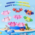 thumbnail image 6 of MoKo Toddler Swim Vest with Whistle for 20-50lbs, Arm Floaties Water Wings for Kid 2-8 years old, Shark, 6 of 6